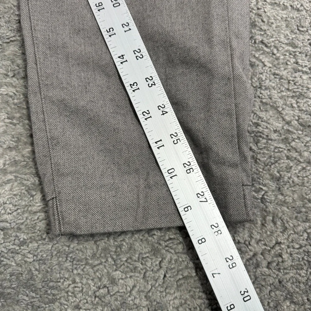 Banana Republic Aiden Hybrid T Herringbone Grey Jogger Trousers 33x30 386894-01